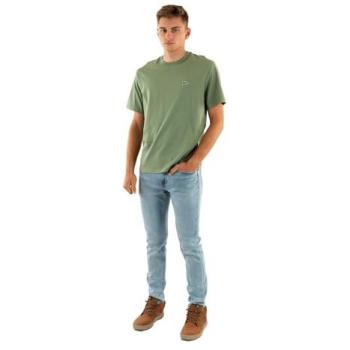 Camiseta Lacoste Clássica Verde Claro Manga Curta