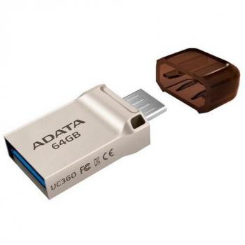 Adata AU360-64G-RGD USB OTG Flash Memory Drive