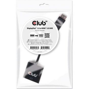 Adaptador HDMI 2.0 Activo Club 3D desde DisplayPort 1.2