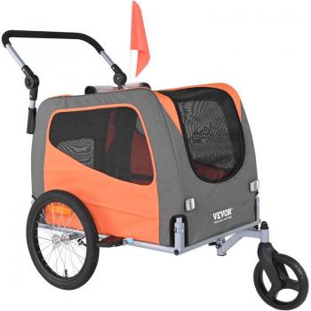 MOPHORN Vevor Remolque 30 kg: cochecito para mascotas y bicicleta