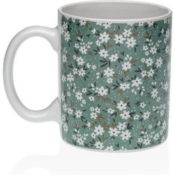 Mug de Porcelana Verde Versa Bellis
