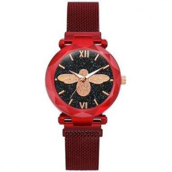 Luxuriöse Schwarz-Gold Armbanduhr
