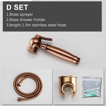 Luxe Gold Douche Kit for Toilets