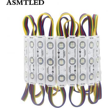 12V SMD 5050 RGB LED Injection Module Waterproof IP67 0.5W