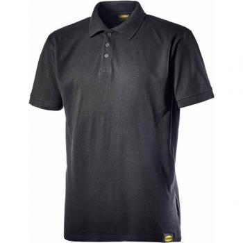 Utility Polo MC Atlà Organico Diadora XL Nero