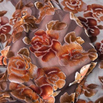 Georgette de Seda Natural Rosa para Costura