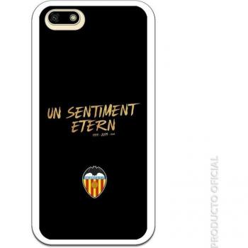 Funda oficial del Valencia CF con temática Un Sentiment para el Huawei Y5 2018