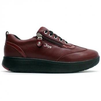 Joya Damen Schnürschuh Laura Dunkelrot mit Weichem Gehcomfort Größe 42 1/3