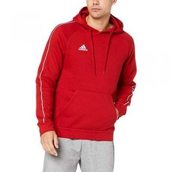 Adidas Herren Core 18 Kapuzenpullover, rot (Power Red/White), XS