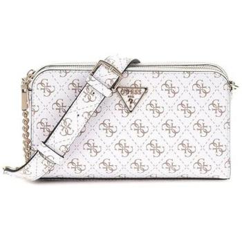 Borsa a tracolla Guess Eco Carly bianca