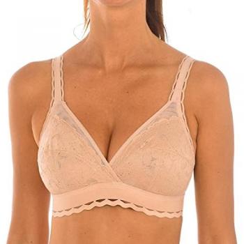 Playtex Comfort Fit Wire-Free Bra, Size 34C, Color: Beige