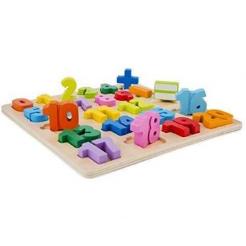 Holzpuzzle Zählen und Rechnen