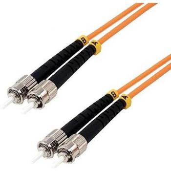 MCL Cable de Fibra óptica OM2 Naranja 2m ST/ST