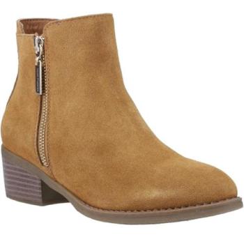 Bottines Hush Puppies Ingrid Zip en Cuir Marron