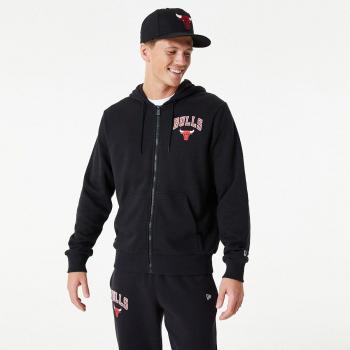 Felpa a zip New Era NBA Essentials Chicago Bulls Nero L