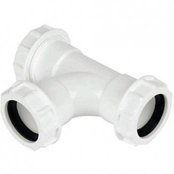 FLOPLAST 40mm Compression Waste Tee