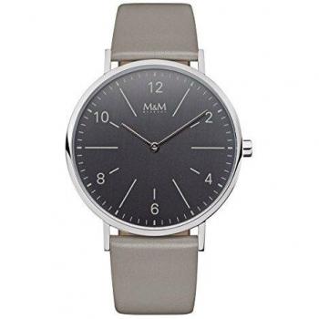 M&M Frauen Armbanduhren Basic 40 mm – analog, Quarz, Modell M11870‑841