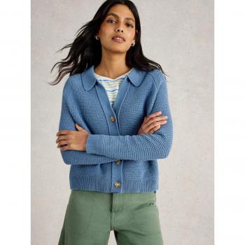 Cardigan en Coton Chaterly Bleu
