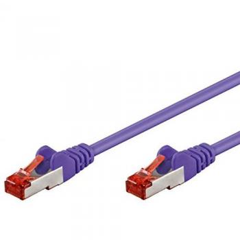 Techly Cavo di Rete 100457 Cat6 Schermato Viola