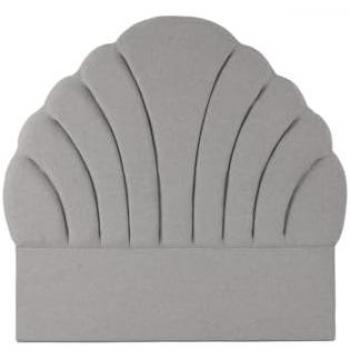 Esprit Headboard Grigio in MDF 157 cm × 8 cm × 160 cm