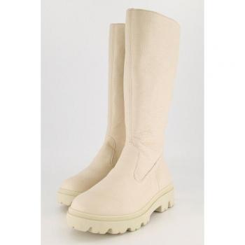 Damen Lederstiefel Vitaform, beige, Weite K, Größe 43