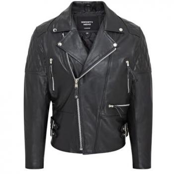 Garland Black Cowhide Brando Jacket
