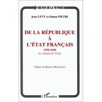 De la république à l'Etat français 1930-1940