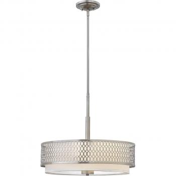 Hinkley lampa s lněným a skleněným stínidlem Jules