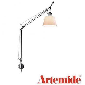 Artemide Tolomeo Basculante Lampada con Difuso 0947010A e Carta Pergamena