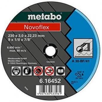 Meule de découpe Metabo Novoflex 125 x 2,5 x 22,23 acier
