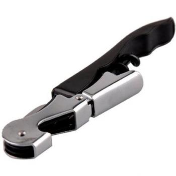 Praktischer Kellner Korkenzieher mit Messer