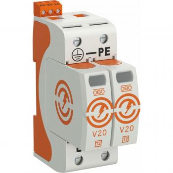 OBO SurgeController V20 – 2‑poliger Überspannungsschutz