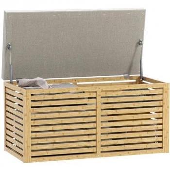 Bambú Lino Cojín Baúl Dormitorio