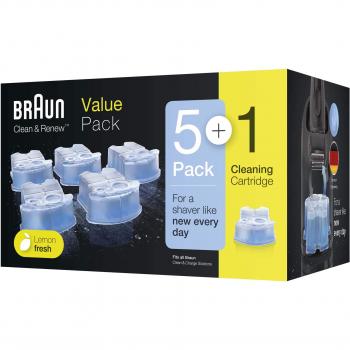 Braun CCR3 Clean Renew Mens Shaver Cleaning Refill Cartridge