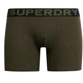 Boxer Superdry 2 Pezzi Verde Caqui