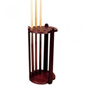 Porte queues sur pieds finition acajou