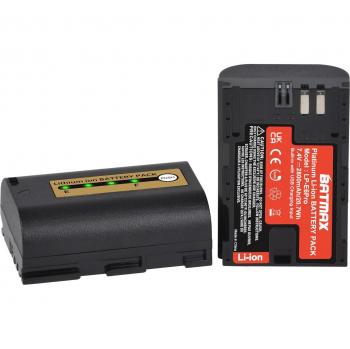 2800mAh USB Ladebatterie LP-E6 für Canon 5D Mark II III 7D 60D EOS 6D 70D 80D EOS 5DS R Kameras
