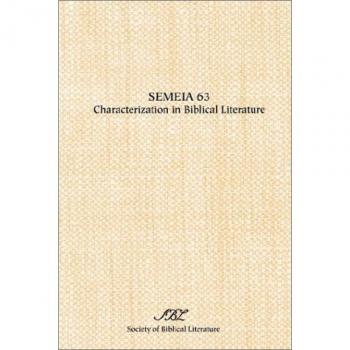 Semeia 63: Characterization In Biblical Literature