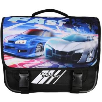 Sacoche Bagtrotter Fast And Furious 38 cm Noir avec Poche Bouteille