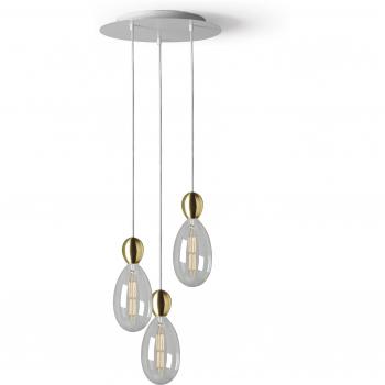 Lámpara de Techo Italiana de 3 Luces