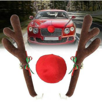 Ensemble Nez d’Antilope en Bois – Cadeau Noël