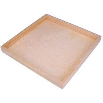 Plateau en 16 Houten Cubes 'Artemio' 26,5x26,5x6,5 cm