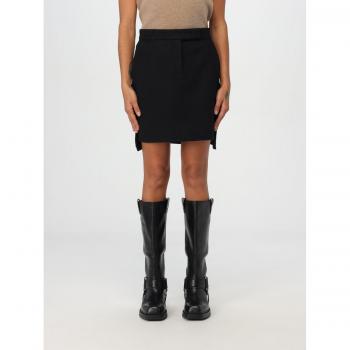 Max Mara Women's Black Skirt with Ruffles