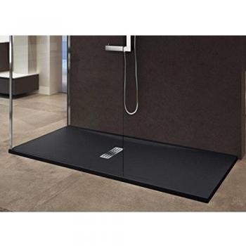 Piatto Doccia 160x80cm (Nero) con Profondità 3,5 cm – Variante Personalizzata