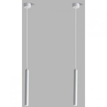 Wottes Lampada Moderna a Soffitto – LED Industriale, Plafoniera Regolabile in Bianco (Doppio)