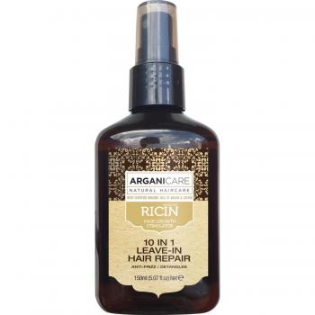 Spray Reparador 10 en 1 con Aceite de Ricino sin Enjuague Arganicare 150 ml Unisex