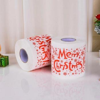Christmas design toilet paper