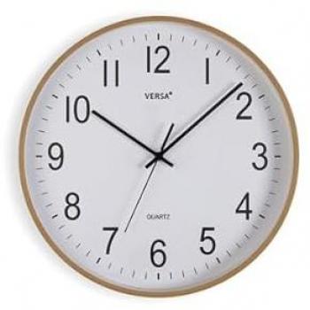 Reloj de Pared 40 cm Madera Clara