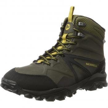 Merrell Herren Capra Glacial Ice+ Mid Waterproof Hiking Boots Braun Farbe, Größe 43.5 EU (9 UK)