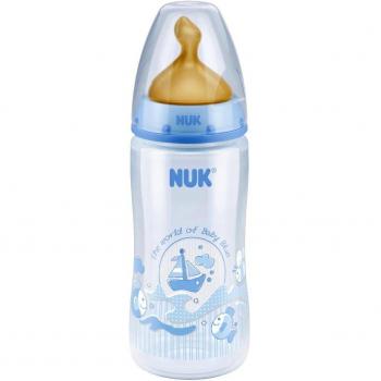 Biberon Nuk 10741605 Rose & Blue – 300 ml per neonati 0‑6 mesi